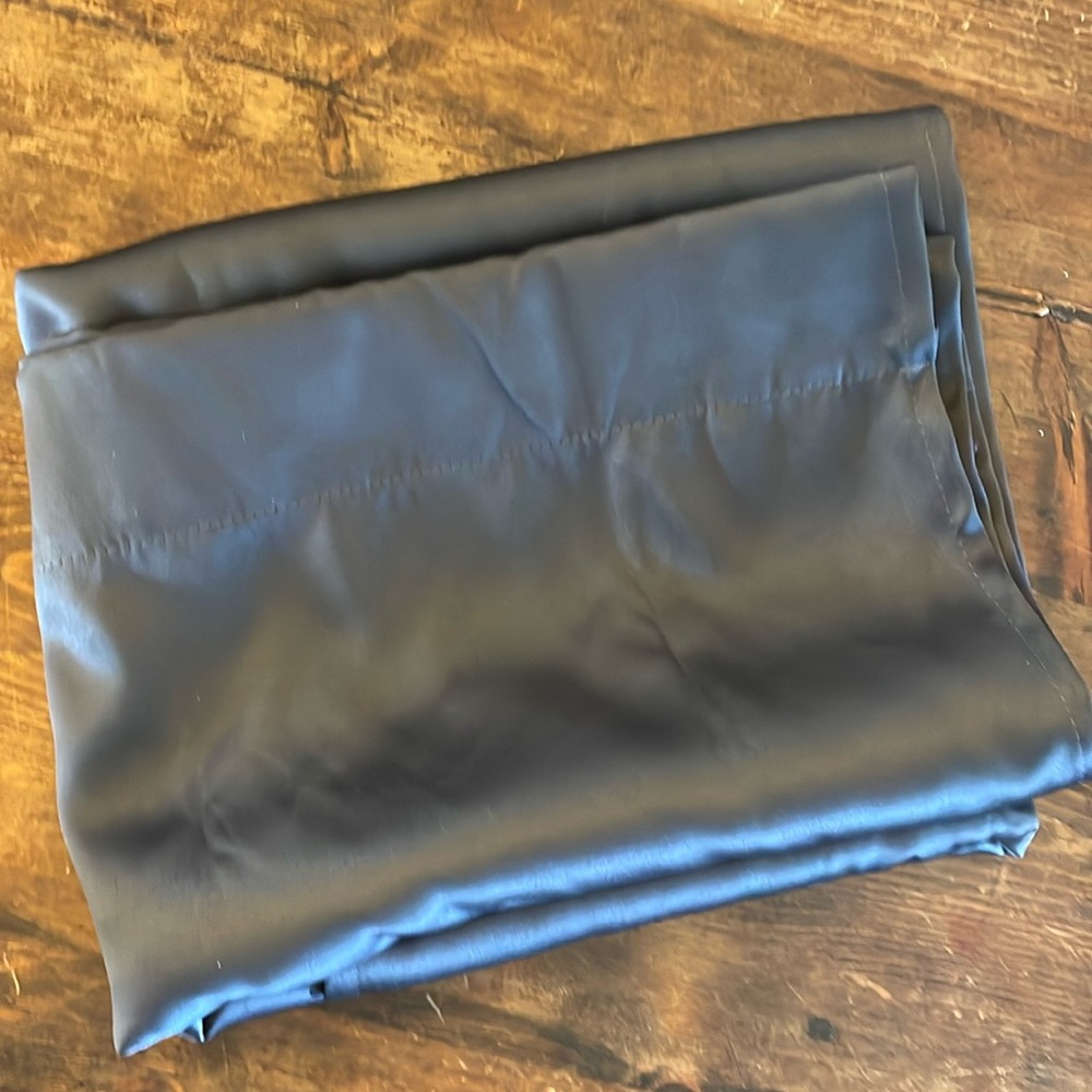 Curtain, dark gray, blackout 40in x 84in